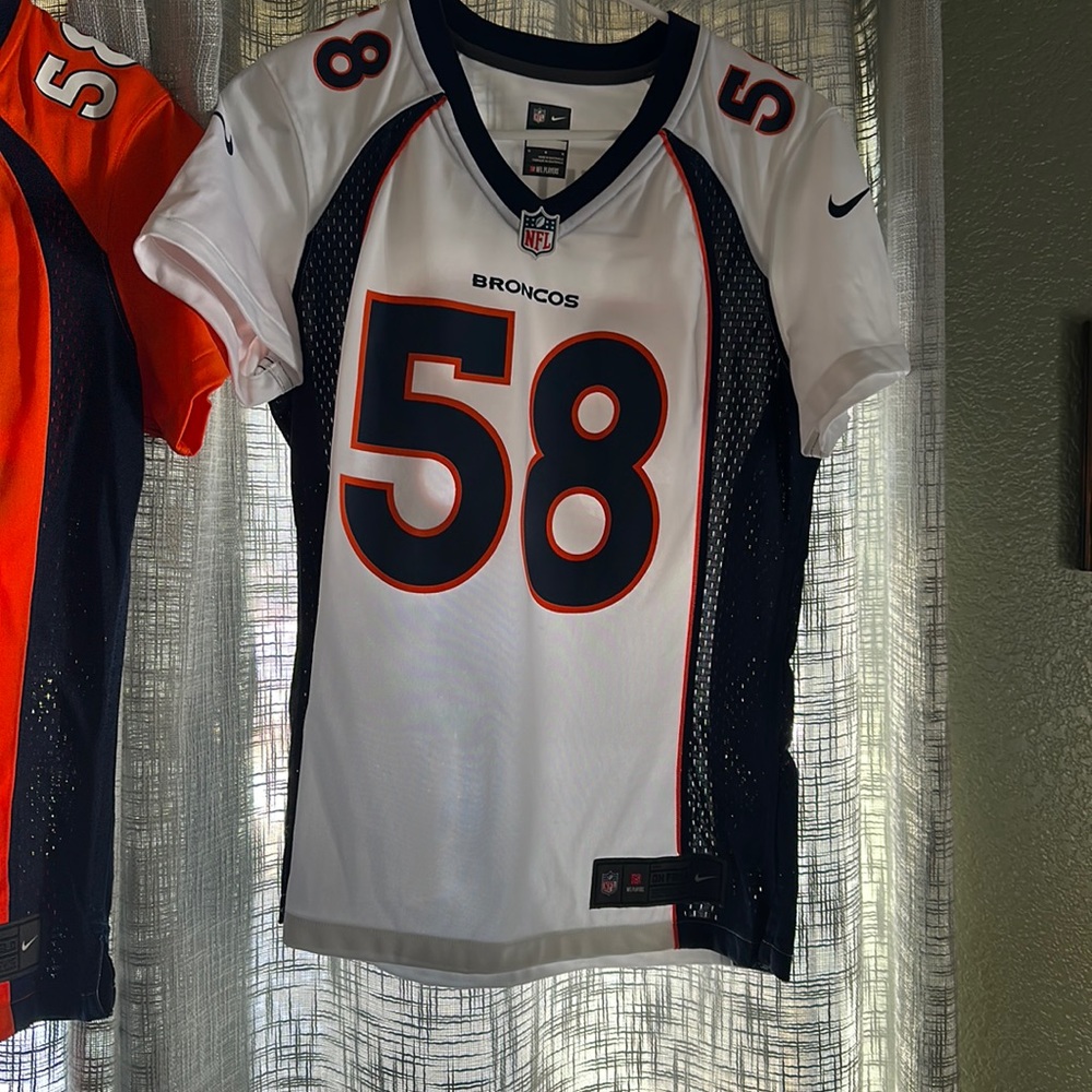 NFL Broncos Miller Jersey never worn white